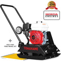 Plate Compactor 5.5 HP, 3000 lbs/ft, 63cc Gas, 17" x 13" Plate, 5900 VPM