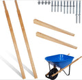 2 Pre-Drilled Heavy-Duty FSC Eco-Wood Handles, Universal Fit w/ Bolts, Nuts & Wedges (Plant a Tree)