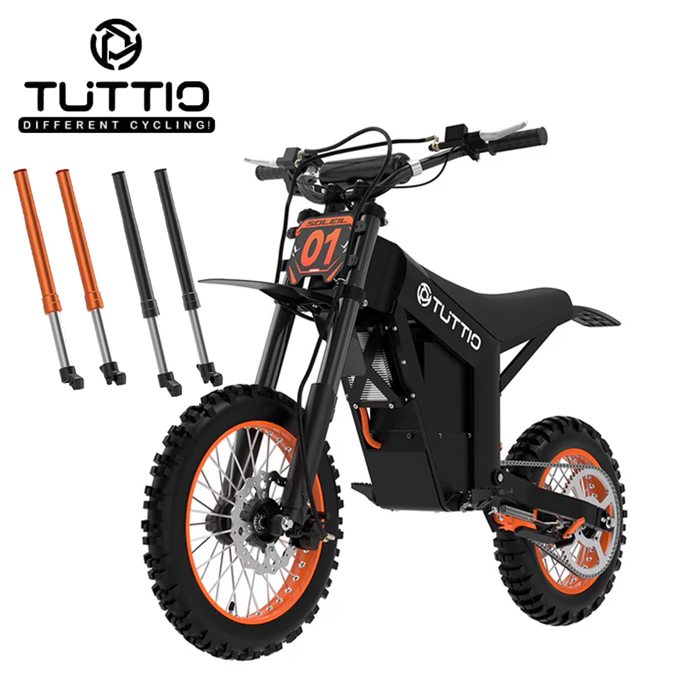 Electric dirt bike for adults, 48V 21Ah 200N.m, 2000W motor, max 37 mph, range 45 miles