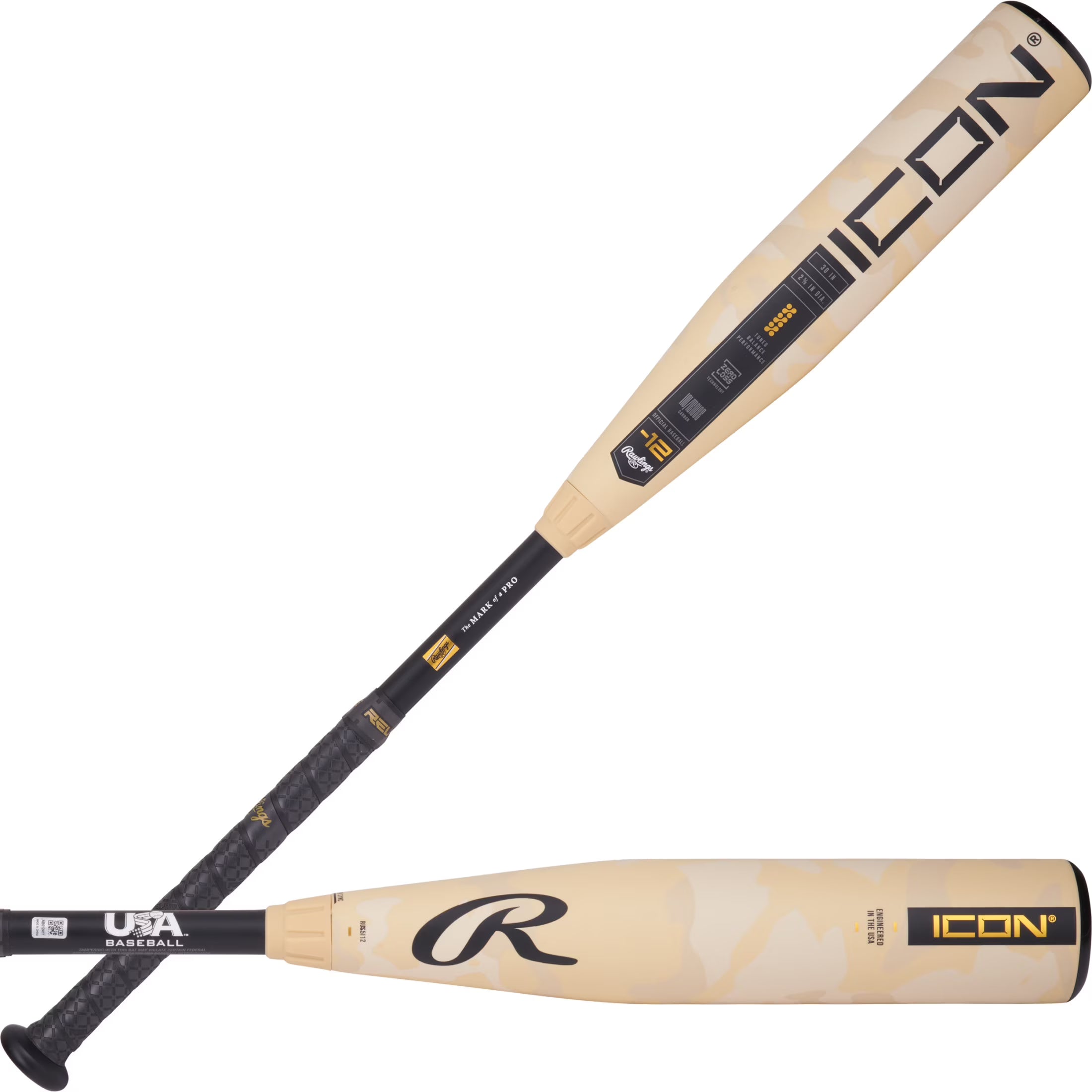 31" Youth Baseball Bat, -12 Drop, USA Certified
