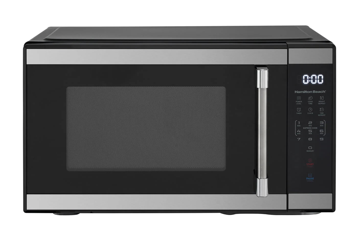 1.1 cu ft Countertop Microwave Oven, Stainless Steel