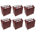 6-Pack 8V 170Ah Flooded Lead Acid GC2 Deep Cycle Batteries
