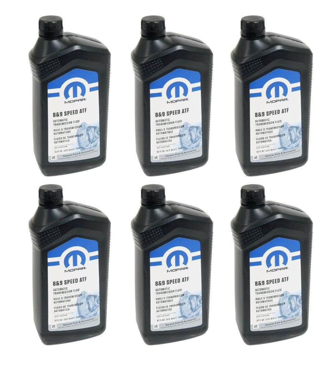8 & 9 Speed Automatic Transmission Fluid, 6 Qt Case