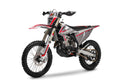 High-Performance LX300 PRO Mid-Size Electric Start Racing Dirt Bike, Red