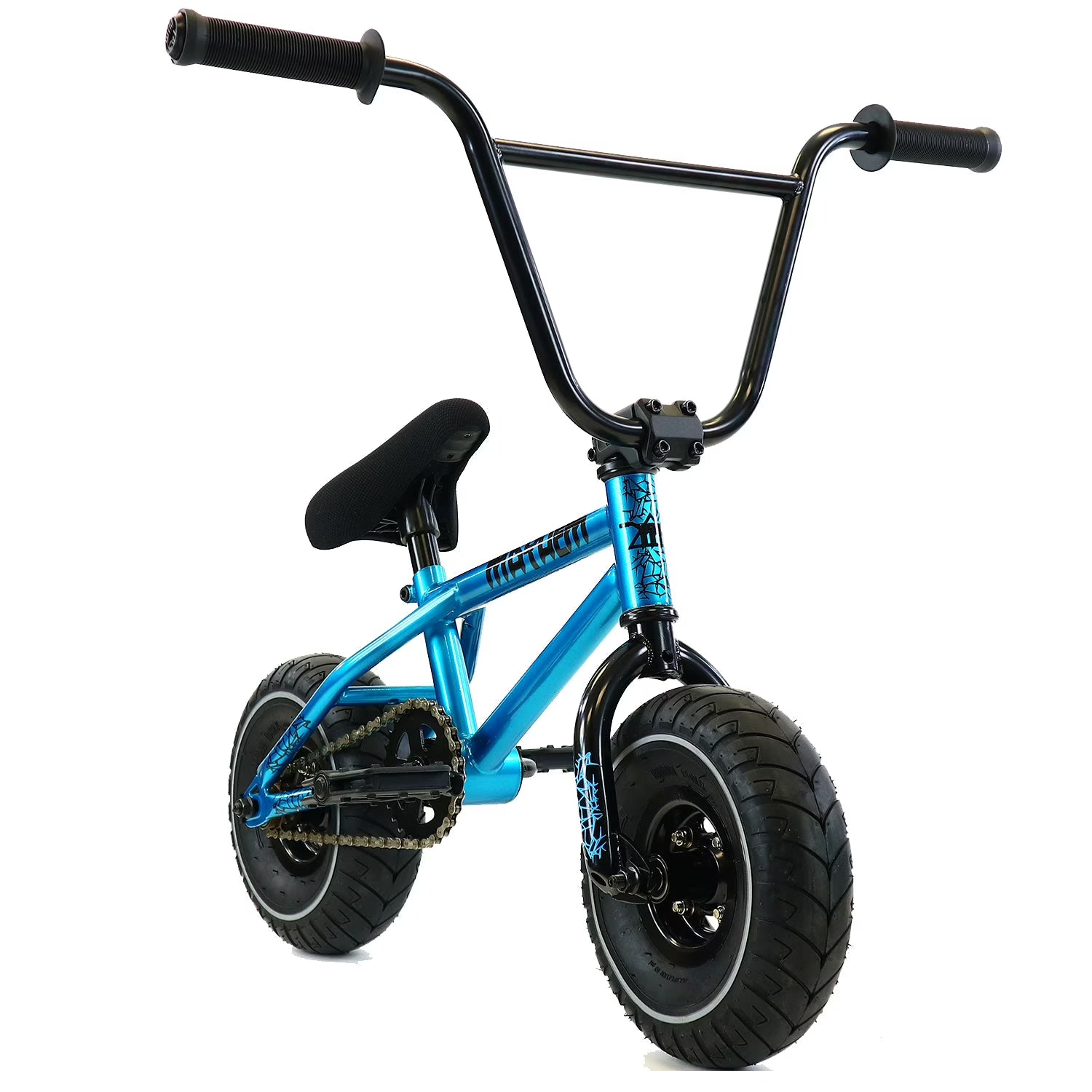 Fat Tire Mini BMX 1 Piece Crank 10" Trick Bike (Blue Haze)