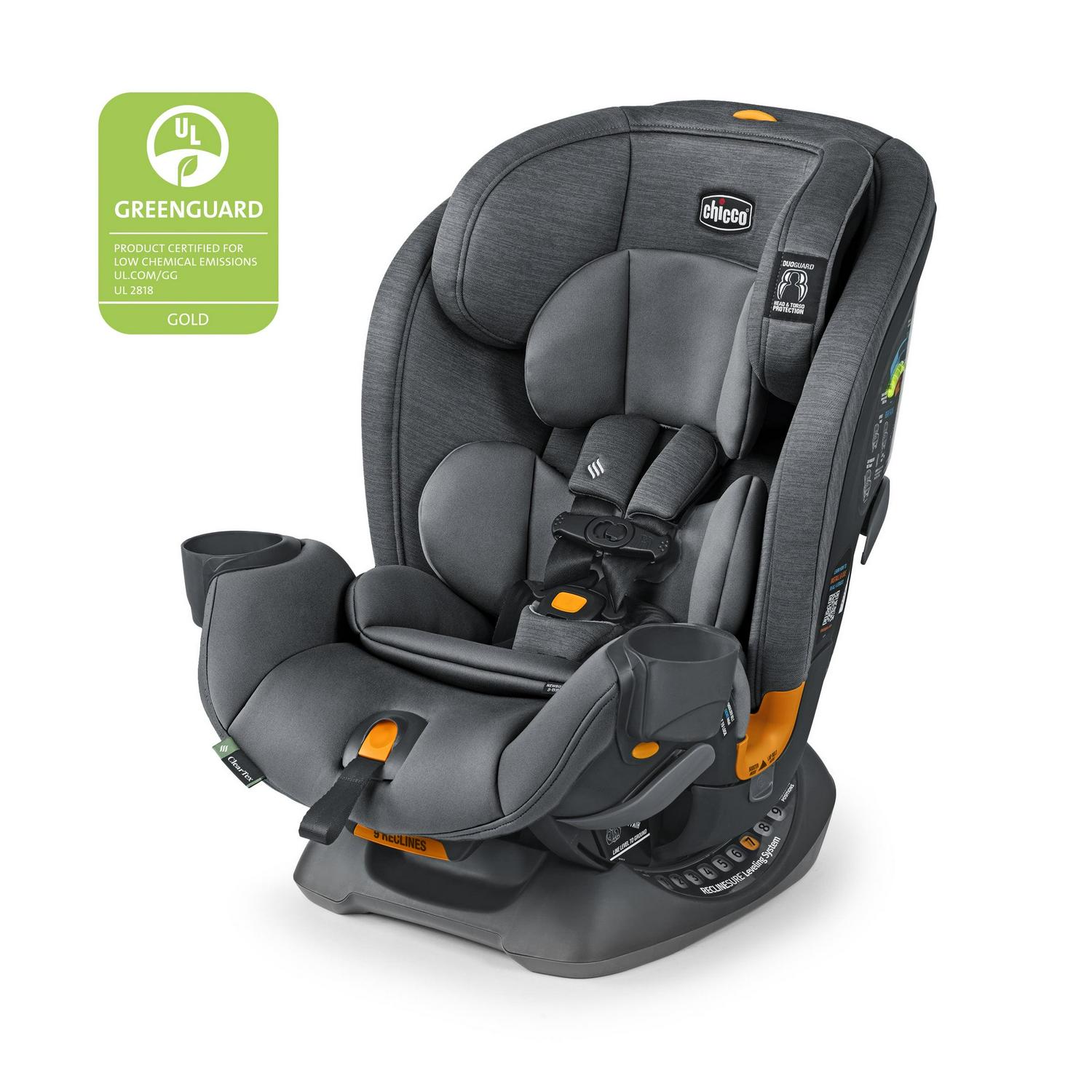 All-in-One Car Seat, ClearTex, Slate Grey