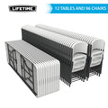 108-piece Folding Table & Chair Set