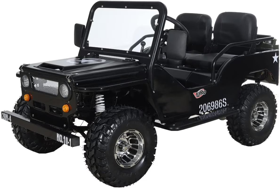 125cc Go Kart, 3-Speed Semi-Auto w/Reverse, 18" Aluminum Rim Wheels