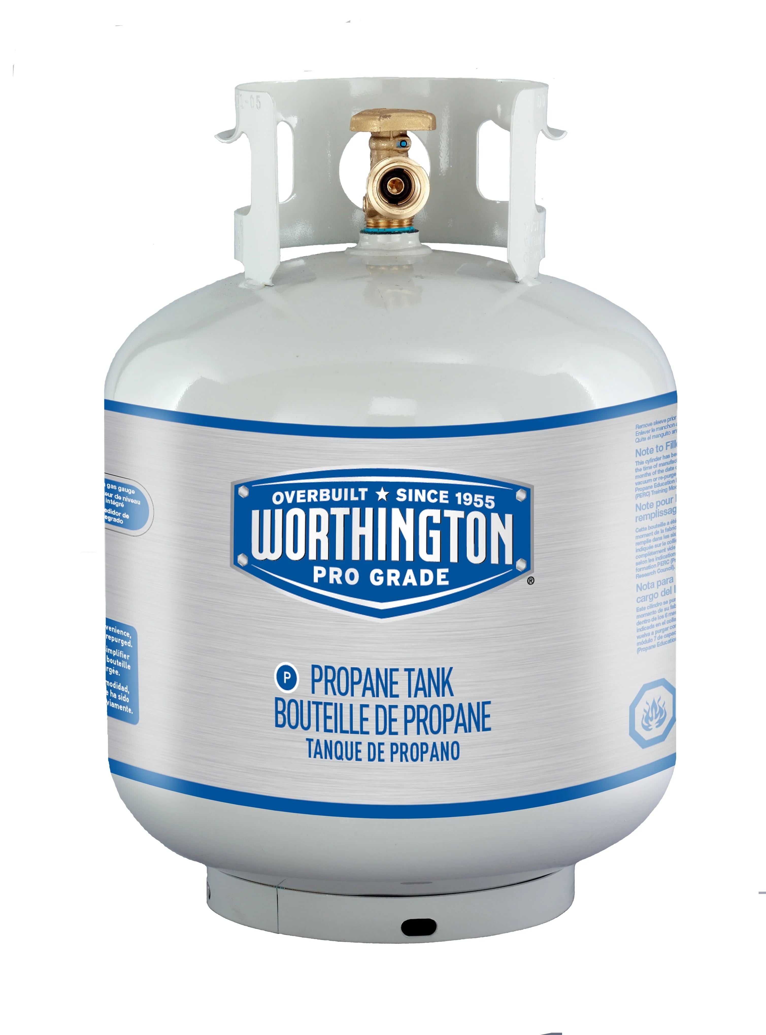 20 lb Refillable Propane Tank, Pro Grade