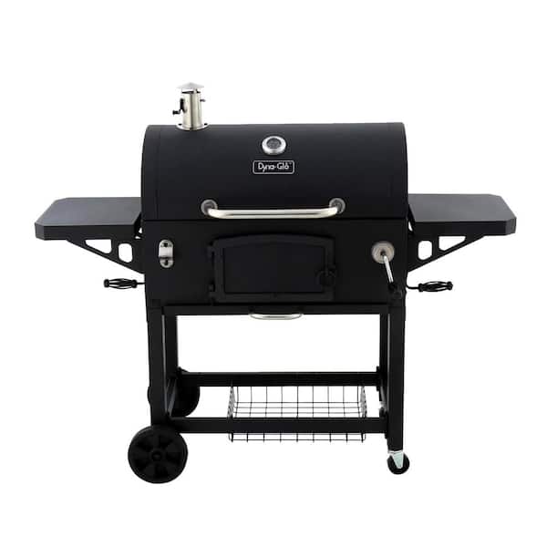 Heavy-duty extra-large black charcoal grill