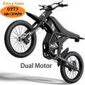 GT73 Electric Bike for Adults, 2000W UL 2849 Electric Dirtbike with 25" Motorcycle Tires,48V36.4AH Dual Battery EBike, Max 37 mph & 85 mile Long Range, Dual Hydraulic Brakes & Full Suspension