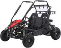 196cc Gas Go-Kart, Two-Seater Off-Road Vehicle, 23 MPH Top Speed, Rugged Suspension, Pull-Start Engine, Ages 13+, Red
