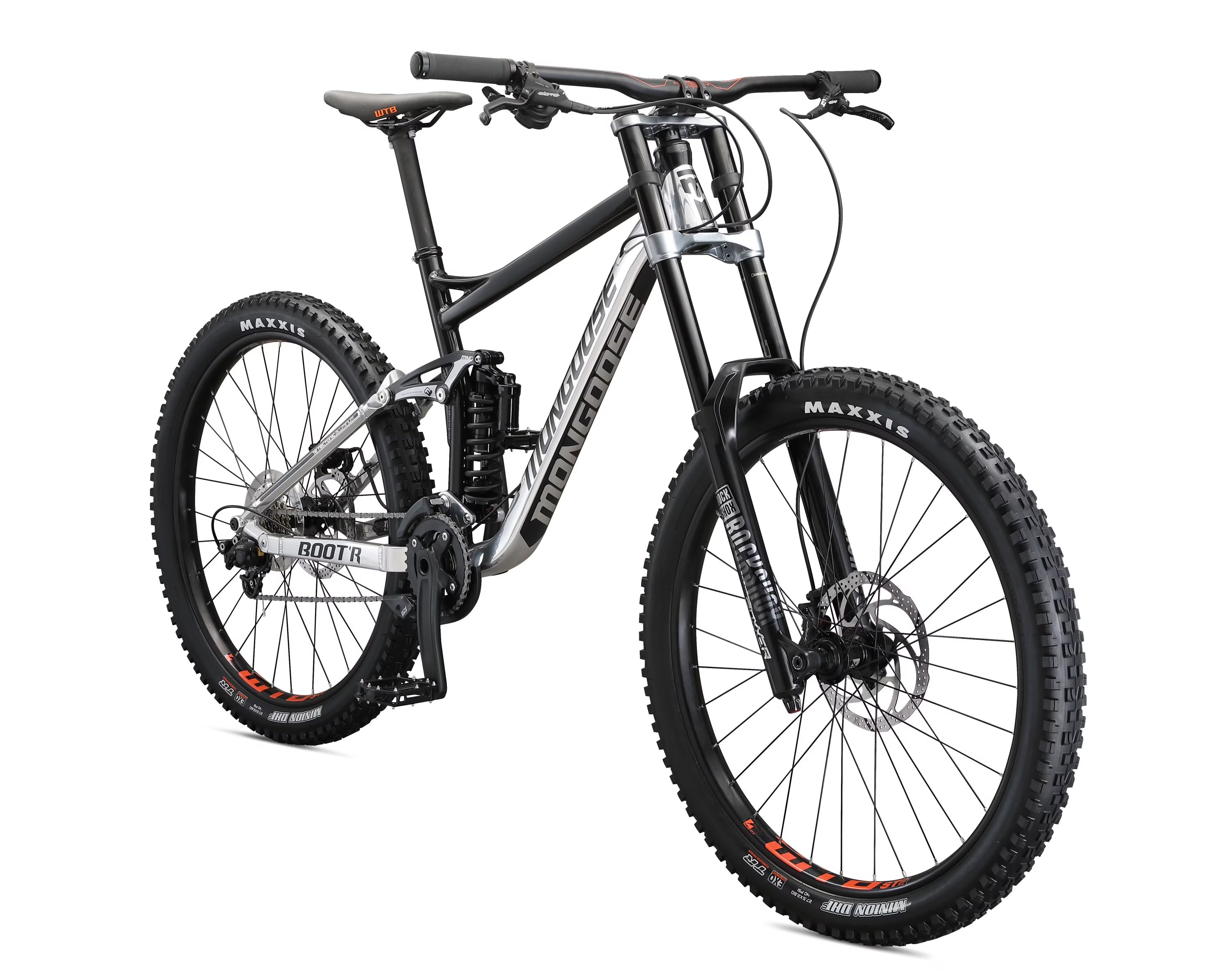 Adult Unisex 27.5" Medium Full-Suspension Mountain Bike, Black
