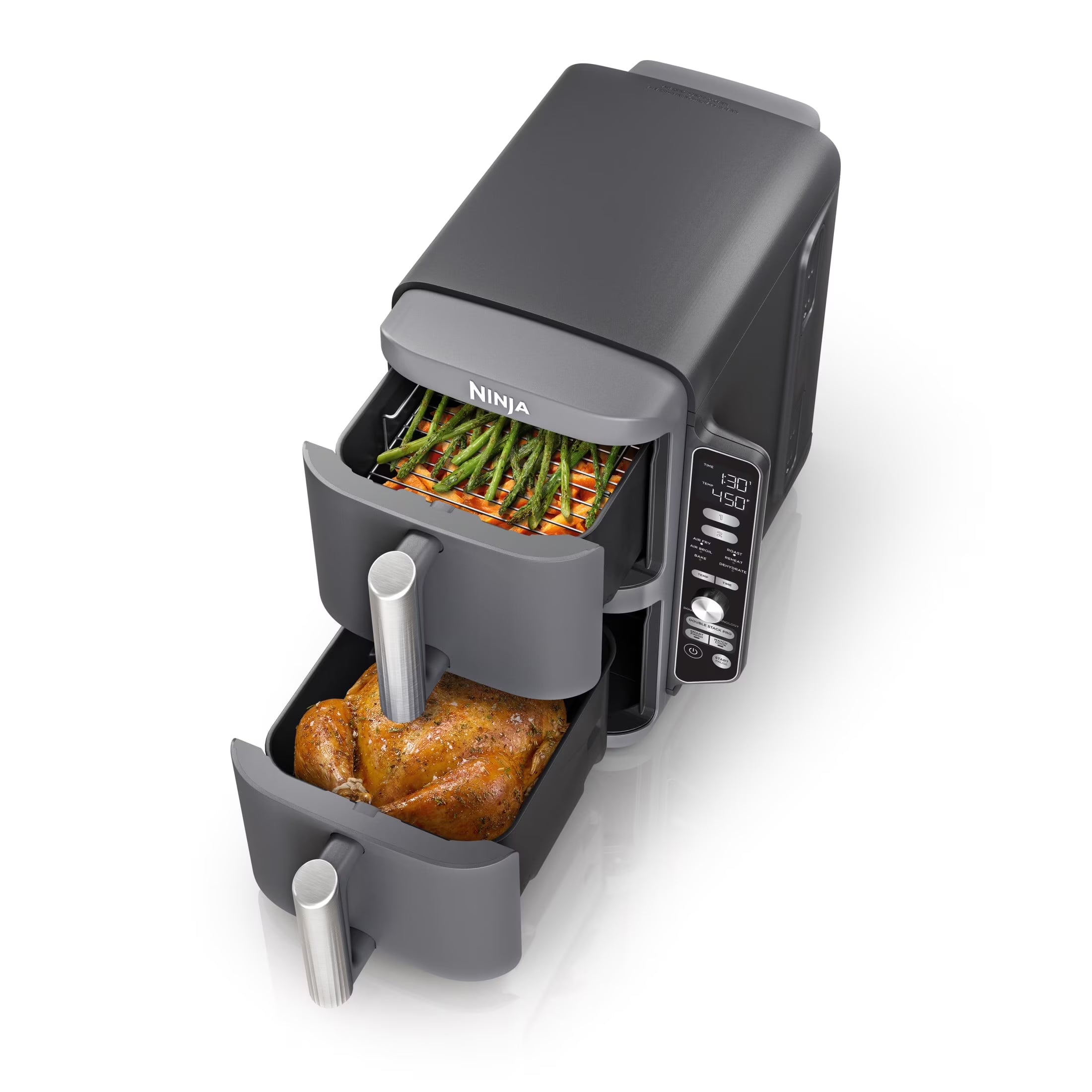 DoubleStack XL 10 Qt 2-Basket Air Fryer