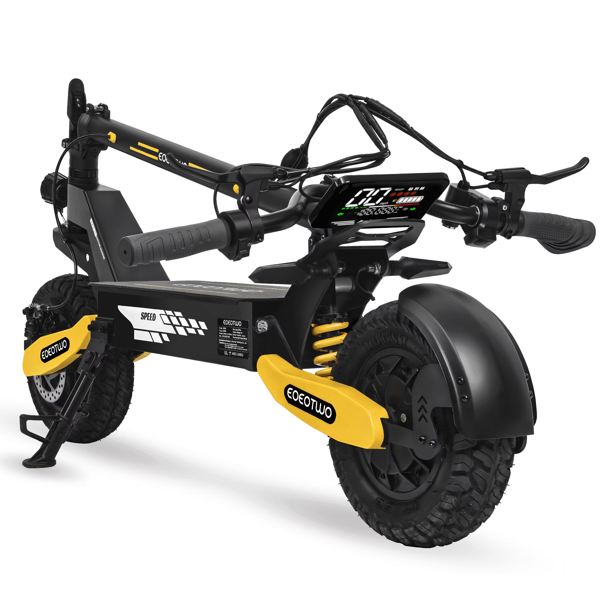 1200W Motor Electric Scooter for Adults, 28MPH Top Speed, 20Mi Range, 11" Off-Road Tires, 330lb Max Load, Foldable