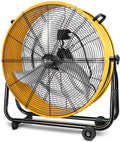 24" 3-Speed 4700 CFM Metal Drum Fan