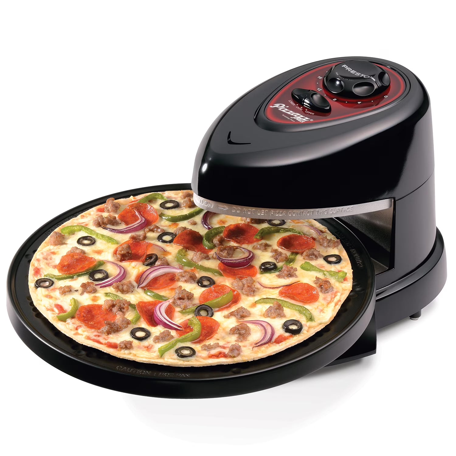 Rotating Pizza Oven, 03430 Black