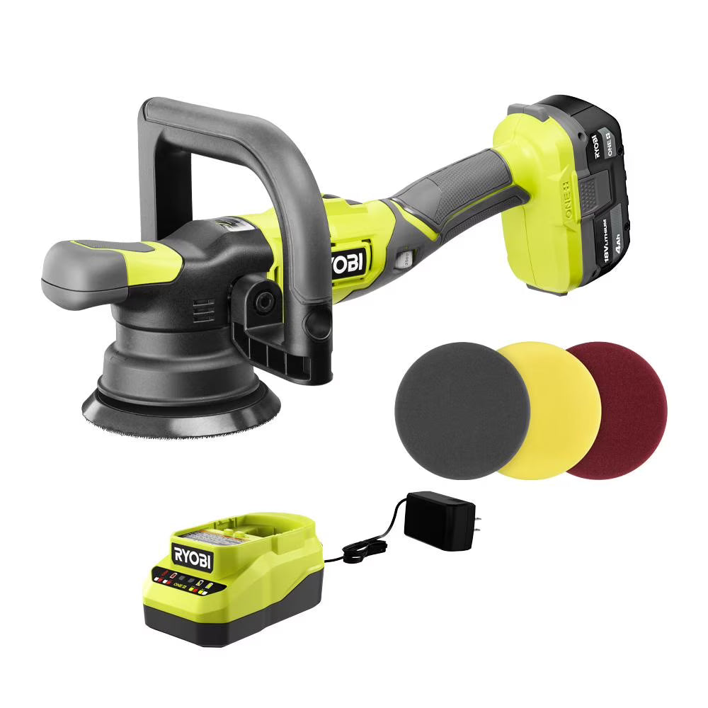 18V 5" Variable Speed Dual Action Polisher Kit w/ Battery & Charger