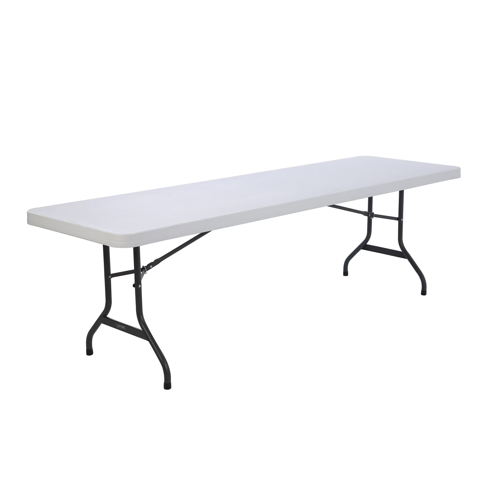 8-Foot Commercial Folding Table, White Granite (22980)