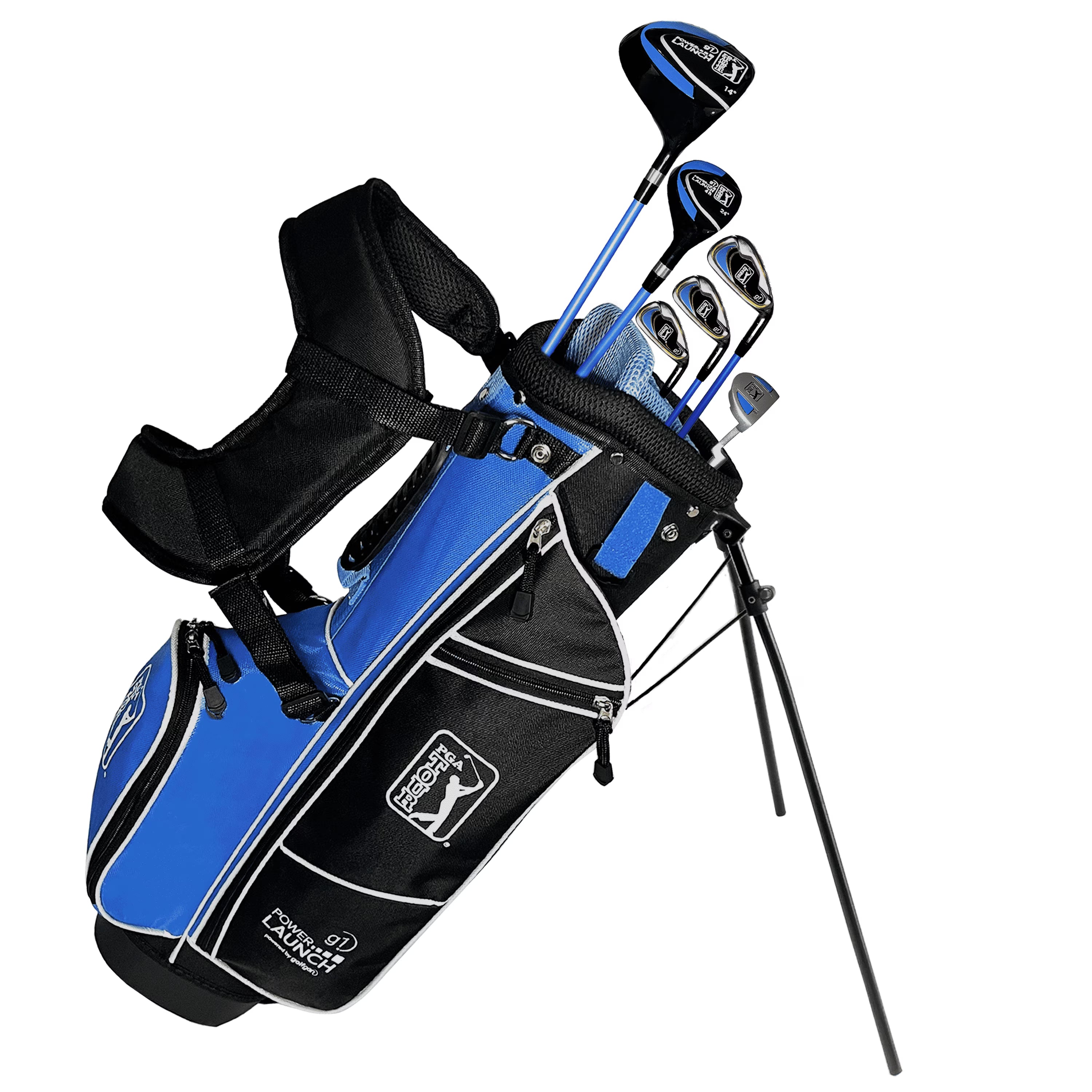 10-Piece Right-Handed Kids Golf Club Set w/ Stand Bag, for Height 4'8"-5'2", Ages 8-12