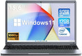 15.6" Laptop, 12GB DDR4 RAM, 512GB SSD, Windows 11, Intel Celeron N5095A, Full HD 1920x1080