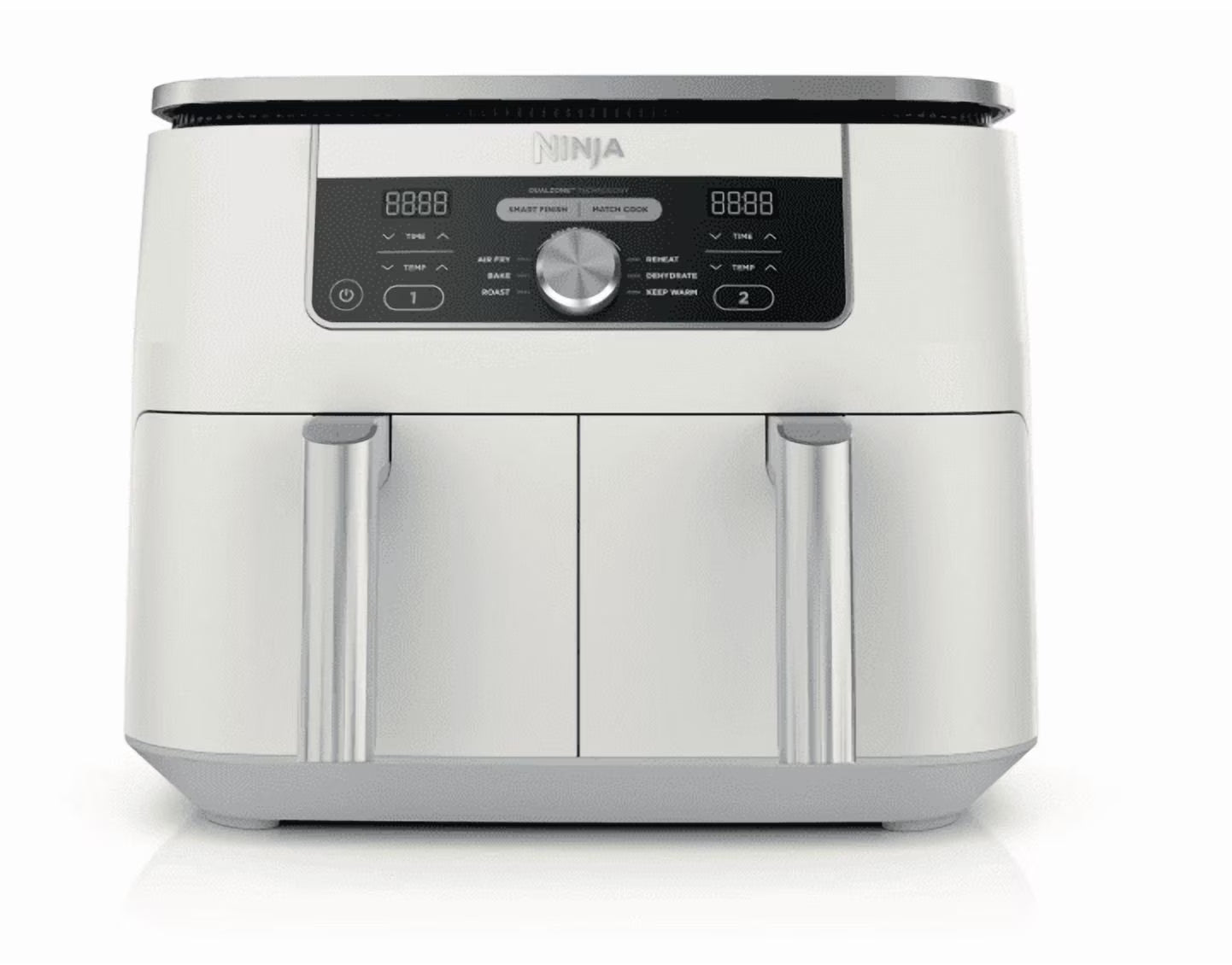 6-in-1 8 Qt 2-Basket Air Fryer w/ DualZone Tech - White