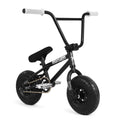 Fat Tire Mini BMX 1-Piece Crank 10" Trick Bike (Black Widow)