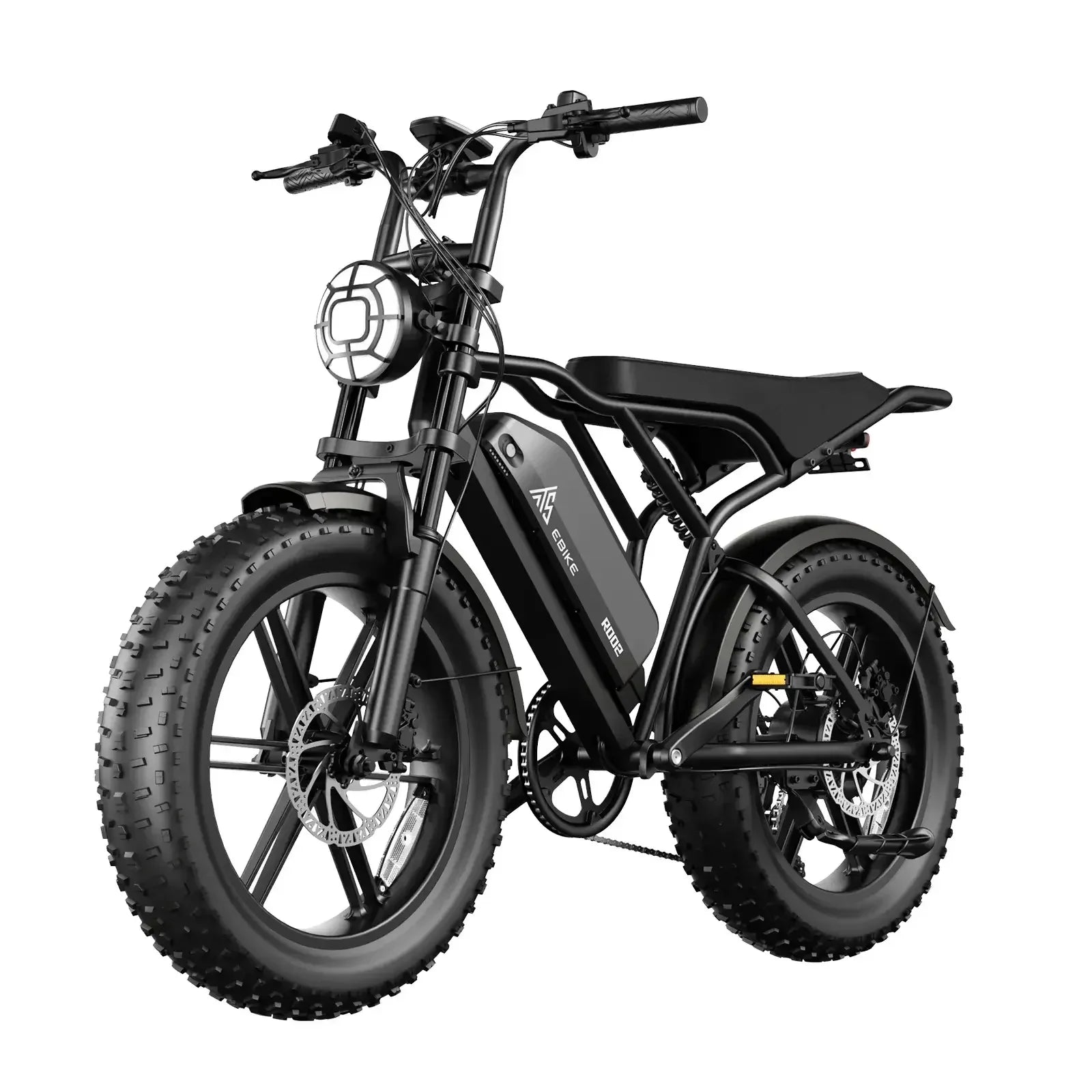 Adult Electric Mountain Bike, 750W Peak 1500W Motor, 20"x4" Fat Tires, Hydraulic Disc Brakes, 48V/15AH UL2849, App Control
