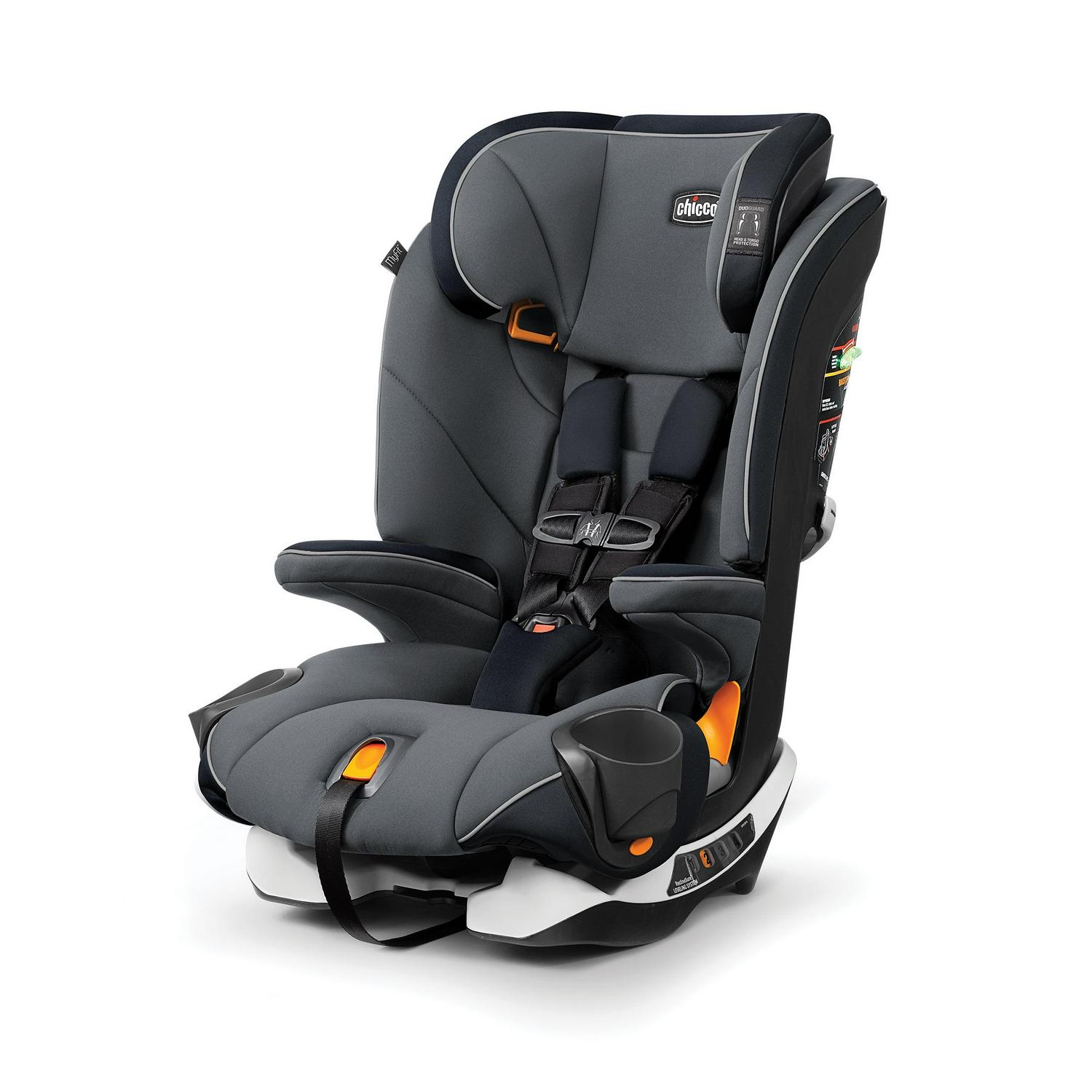 Convertible Car Seat w/ Harness & Booster Mode - Fathom (Grey/Blue)