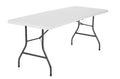 6 ft Folding Table - White Speckle