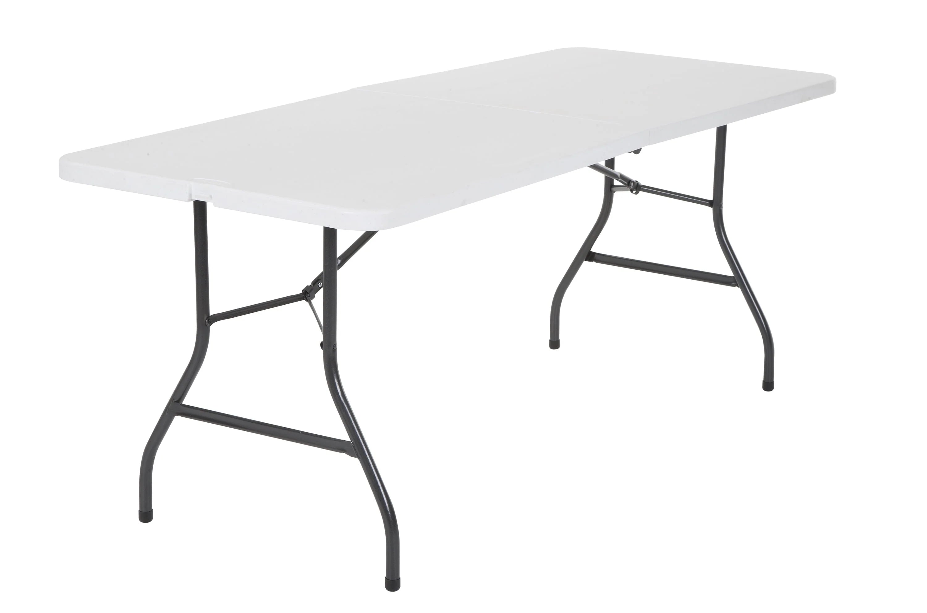 6 ft Folding Table - White Speckle