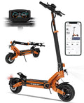 Electric Scooter for Adults, 1000W Motor, 48V 27Ah Battery, 70mi Max Range, 10" Anti-Flat Tires, Dual Shocks, APP & NFC Control