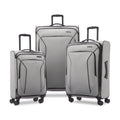 3-Piece Luggage Set w/ Spinner Wheels - Light Grey