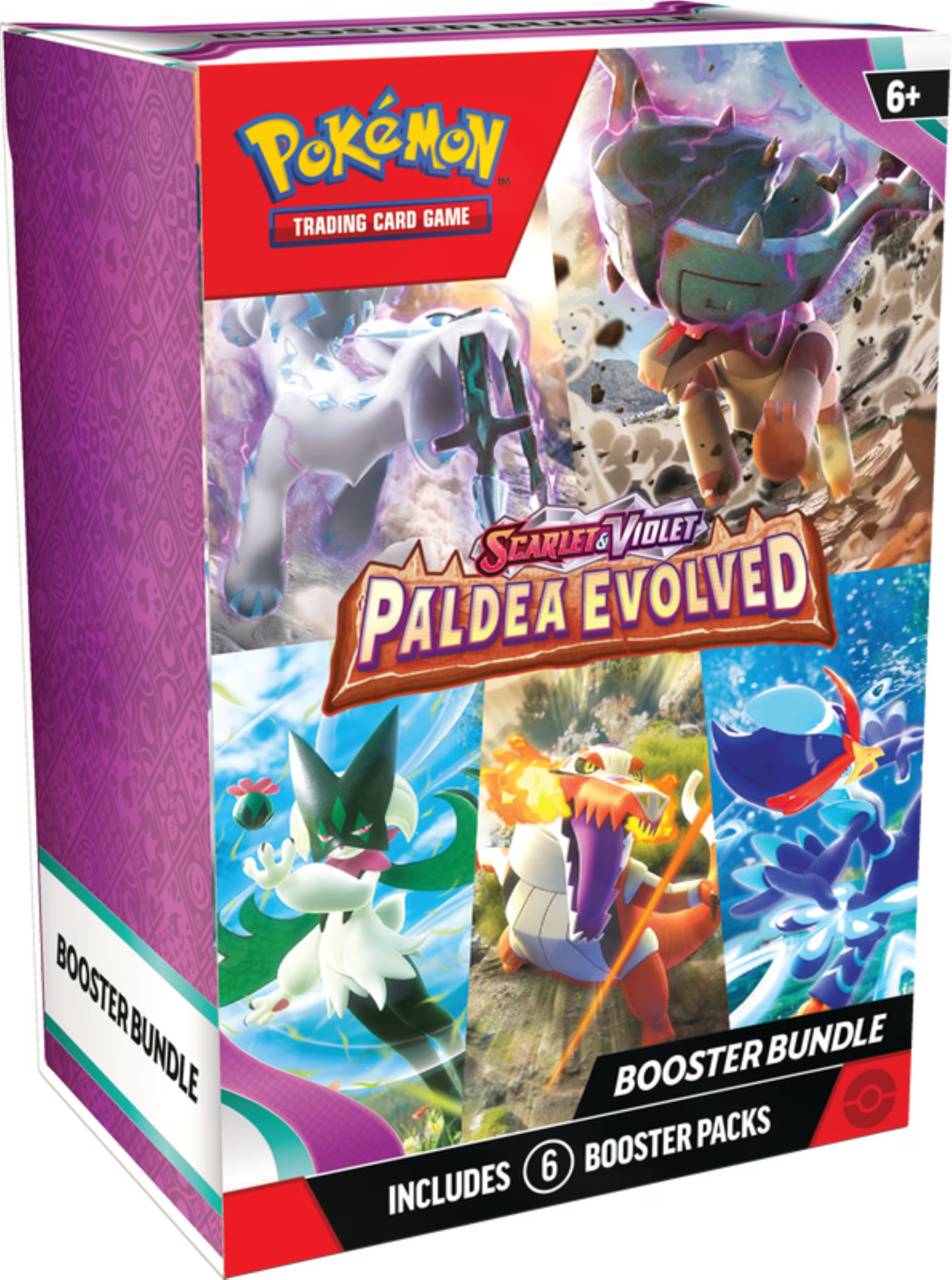6 Booster Packs - Paldea Evolved Booster Bundle (Scarlet & Violet Series 2)