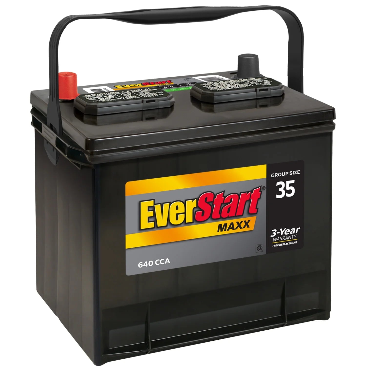 Lead Acid Auto Battery, Group 35 12V, 640 CCA