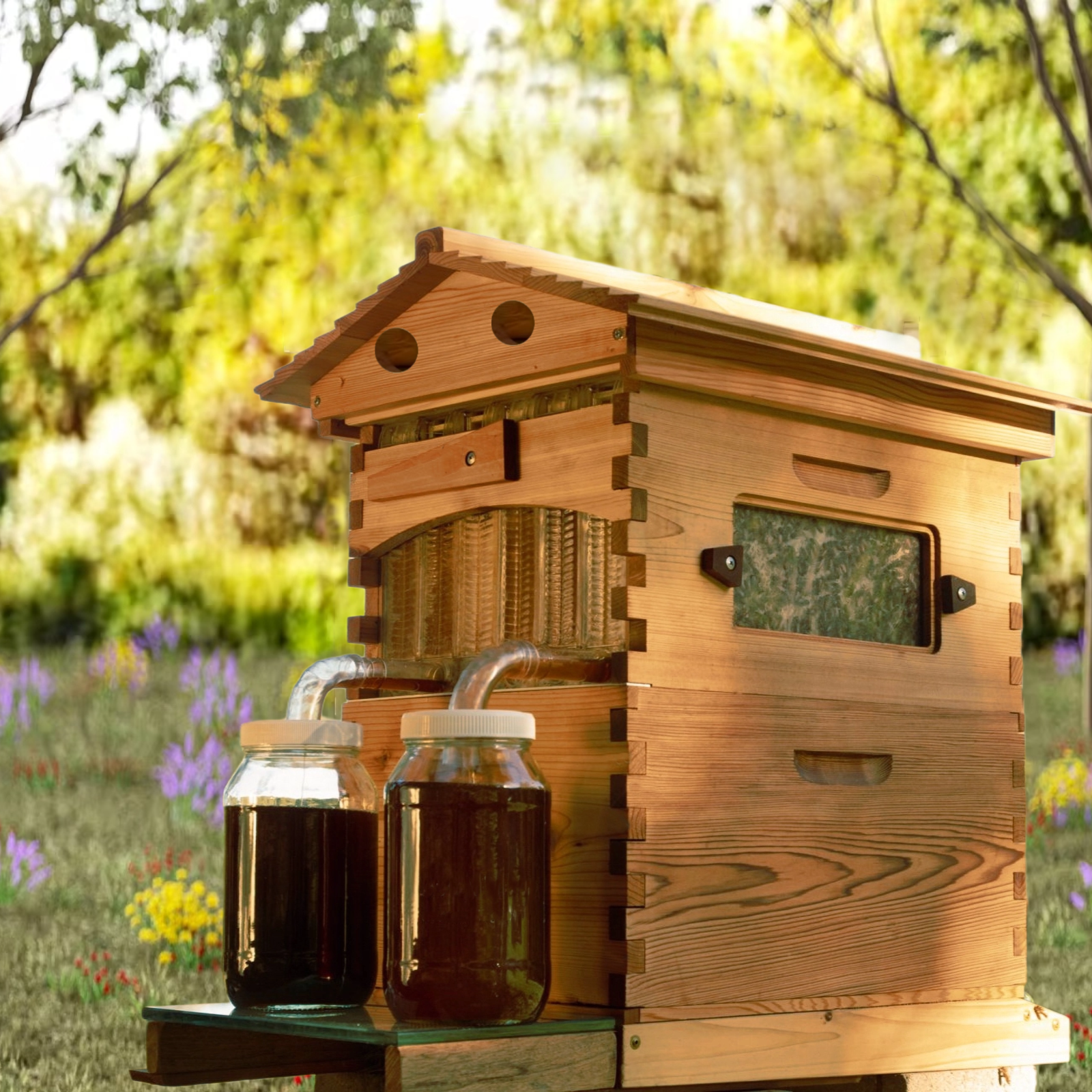 Complete Beehive Kit w/ Tap & Flow Frame for Beginners